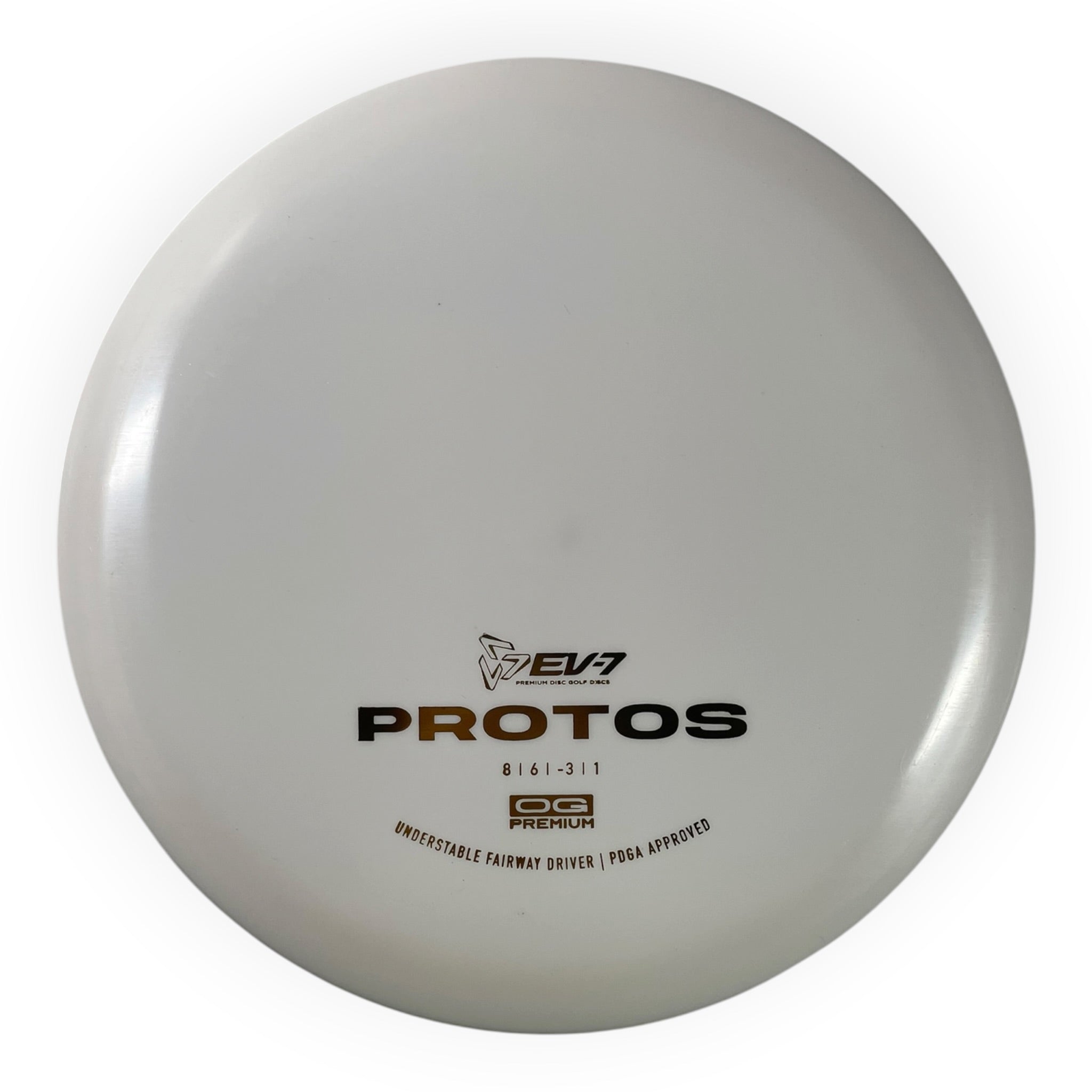 EV-7 Protos | OG Premium | White/Gold 170g Disc Golf