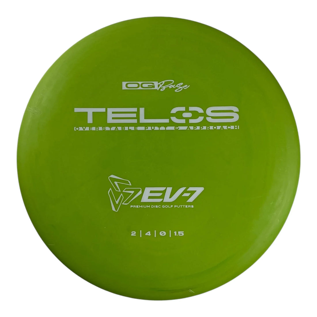 EV - 7 Telos | OG Base | Green/White 173g Disc Golf