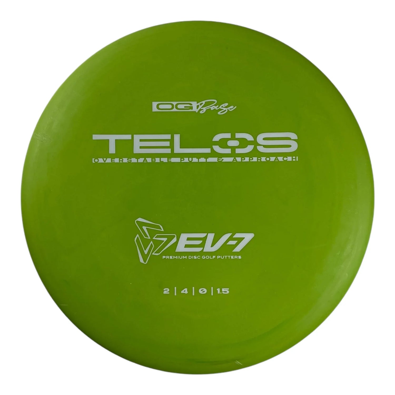 EV - 7 Telos | OG Base | Green/White 173g Disc Golf