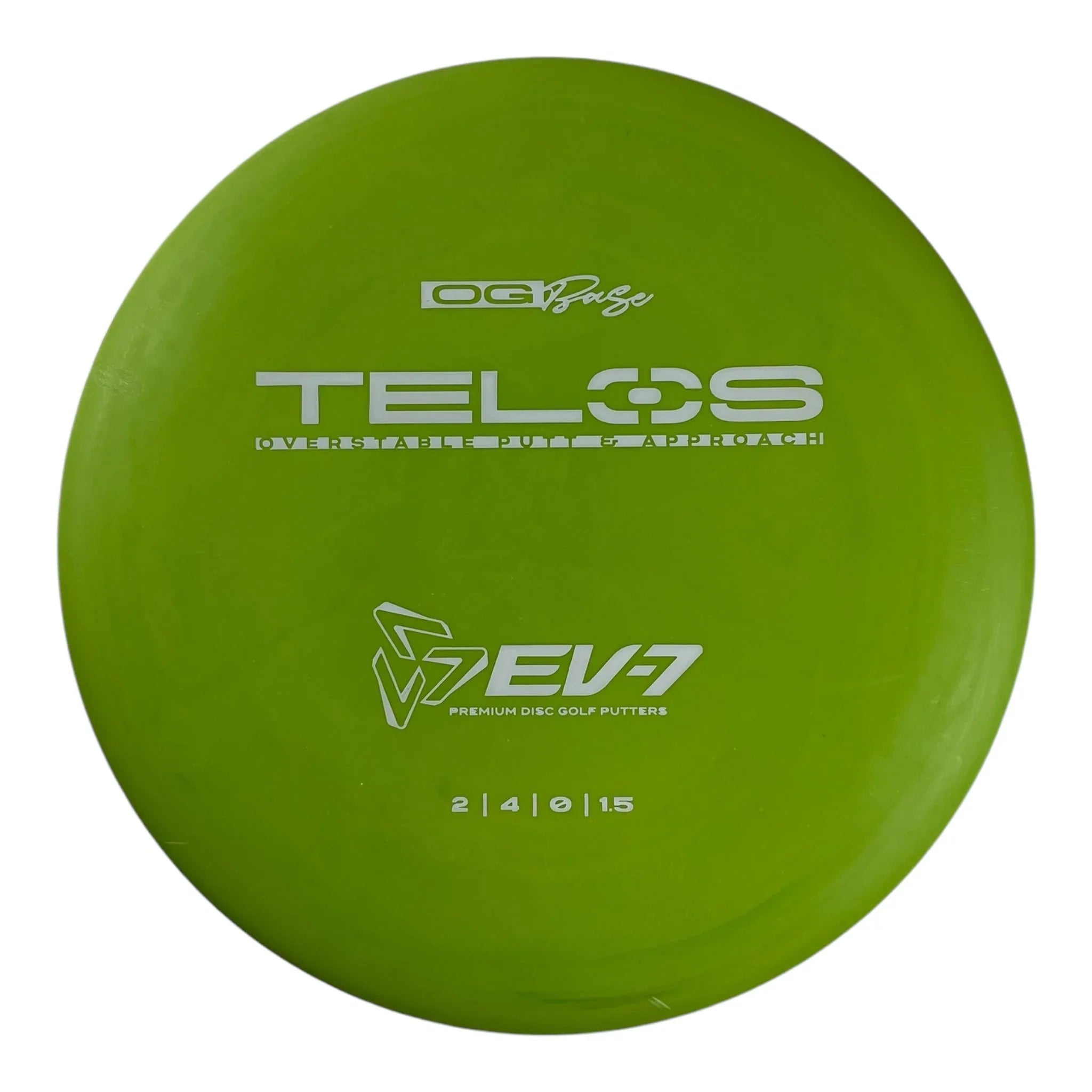 EV - 7 Telos | OG Base | Green/White 173g Disc Golf