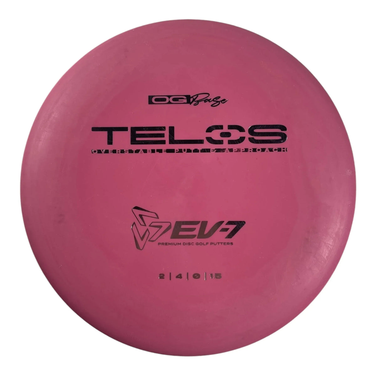 EV - 7 Telos | OG Base | Pink/Silver 173g Disc Golf