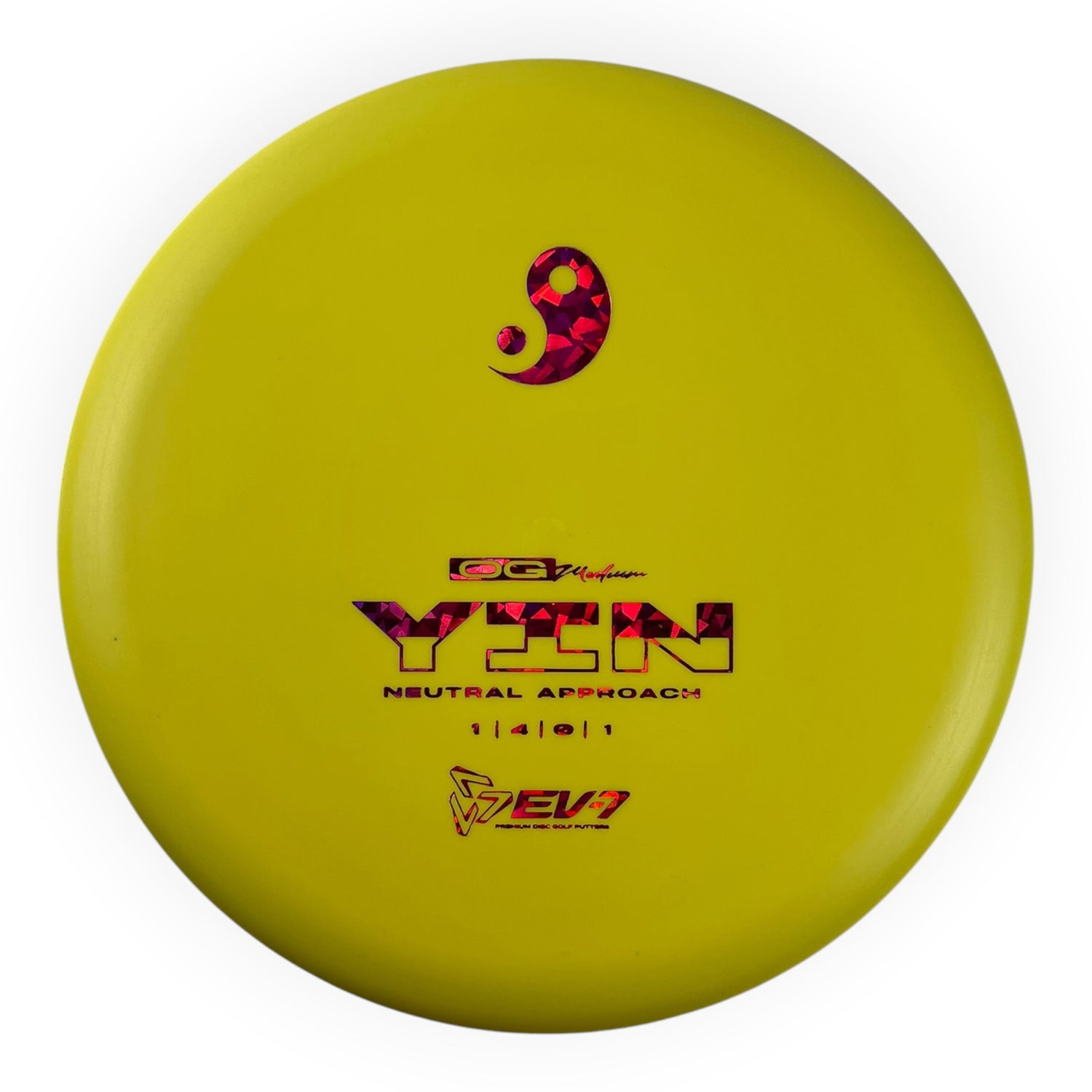 EV-7 Yin | OG Medium | Yellow/Pink 175g Disc Golf