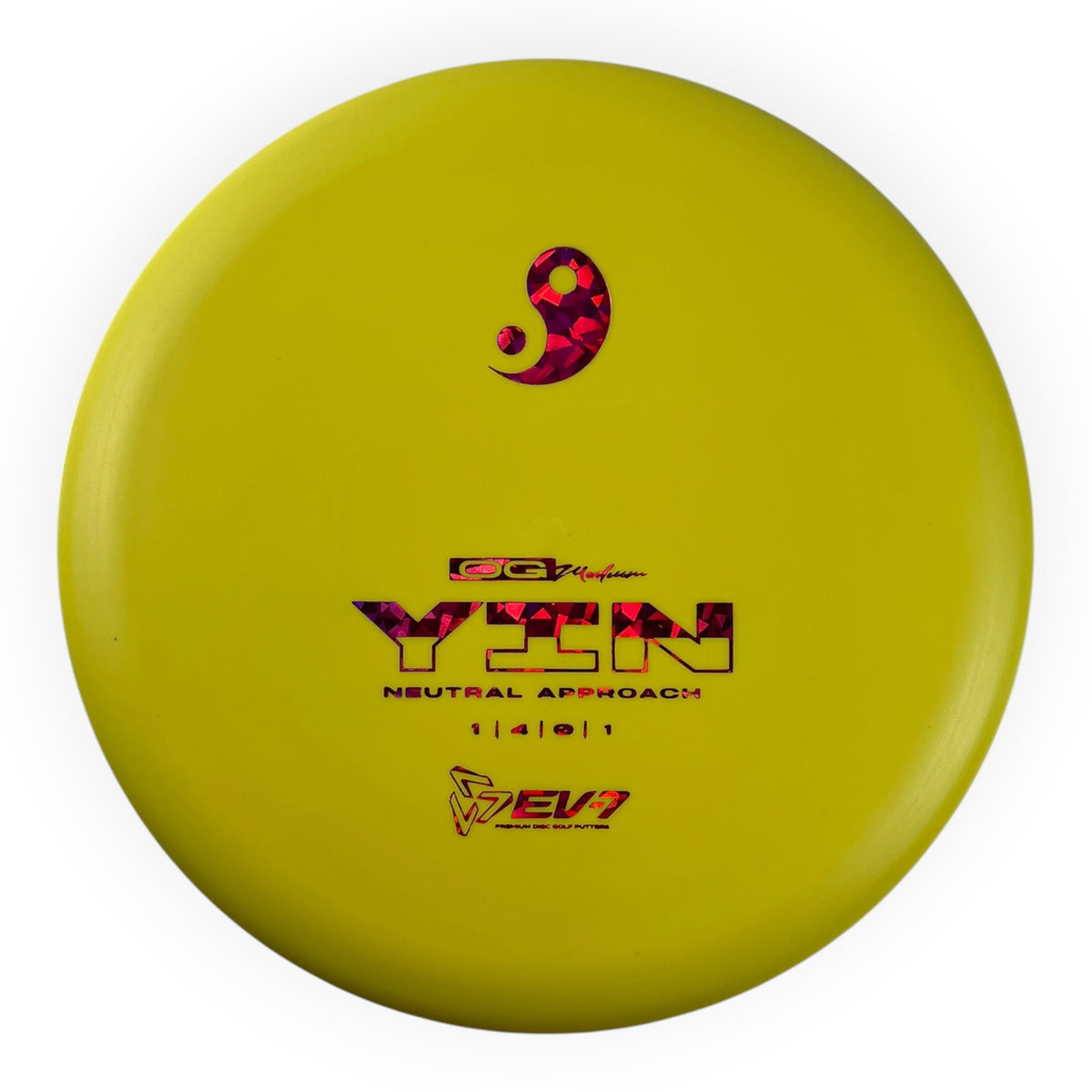 EV-7 Yin | OG Medium | Yellow/Pink 175g Disc Golf