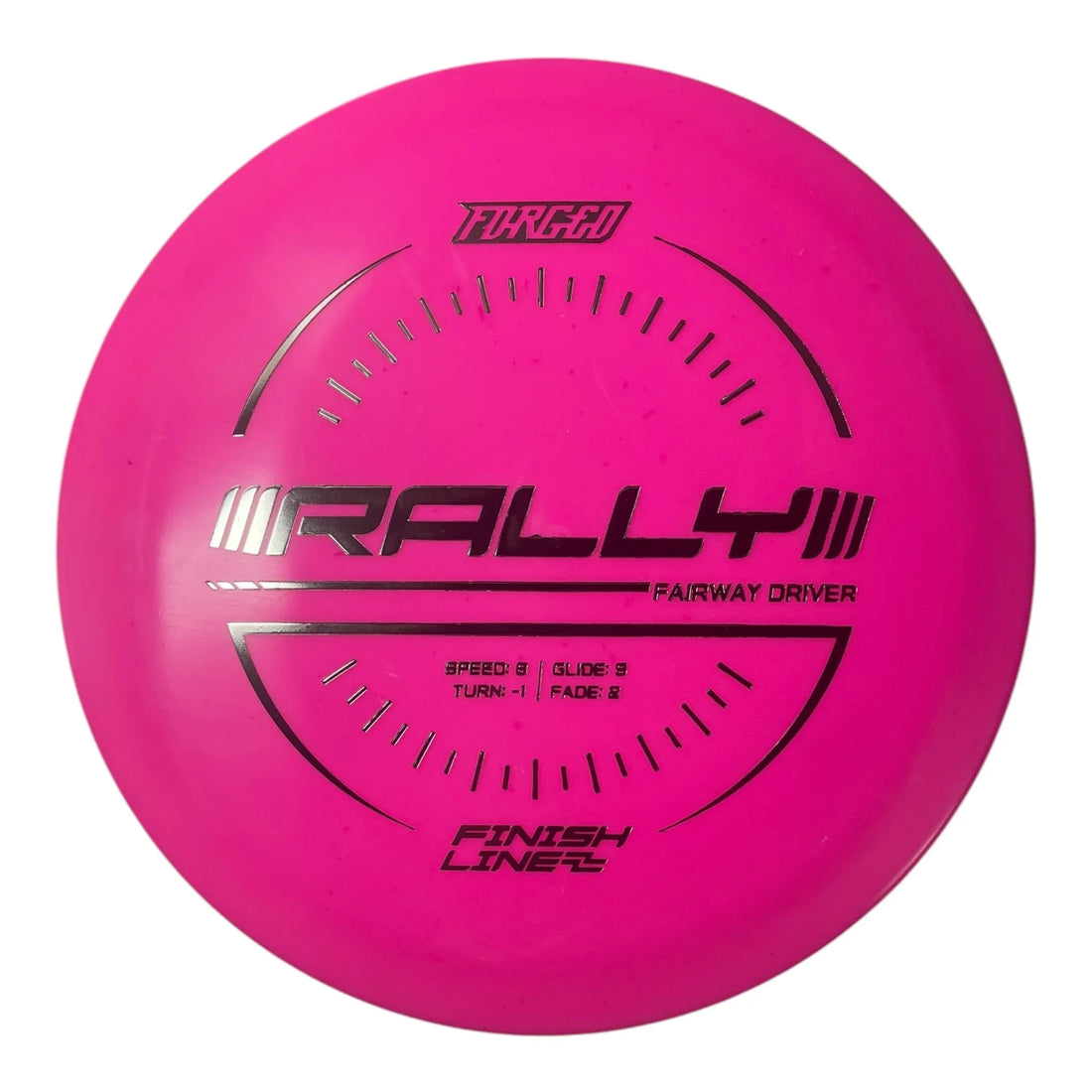 Finish Line Discs Rally | Forged | Pink/Silver 172g Disc Golf