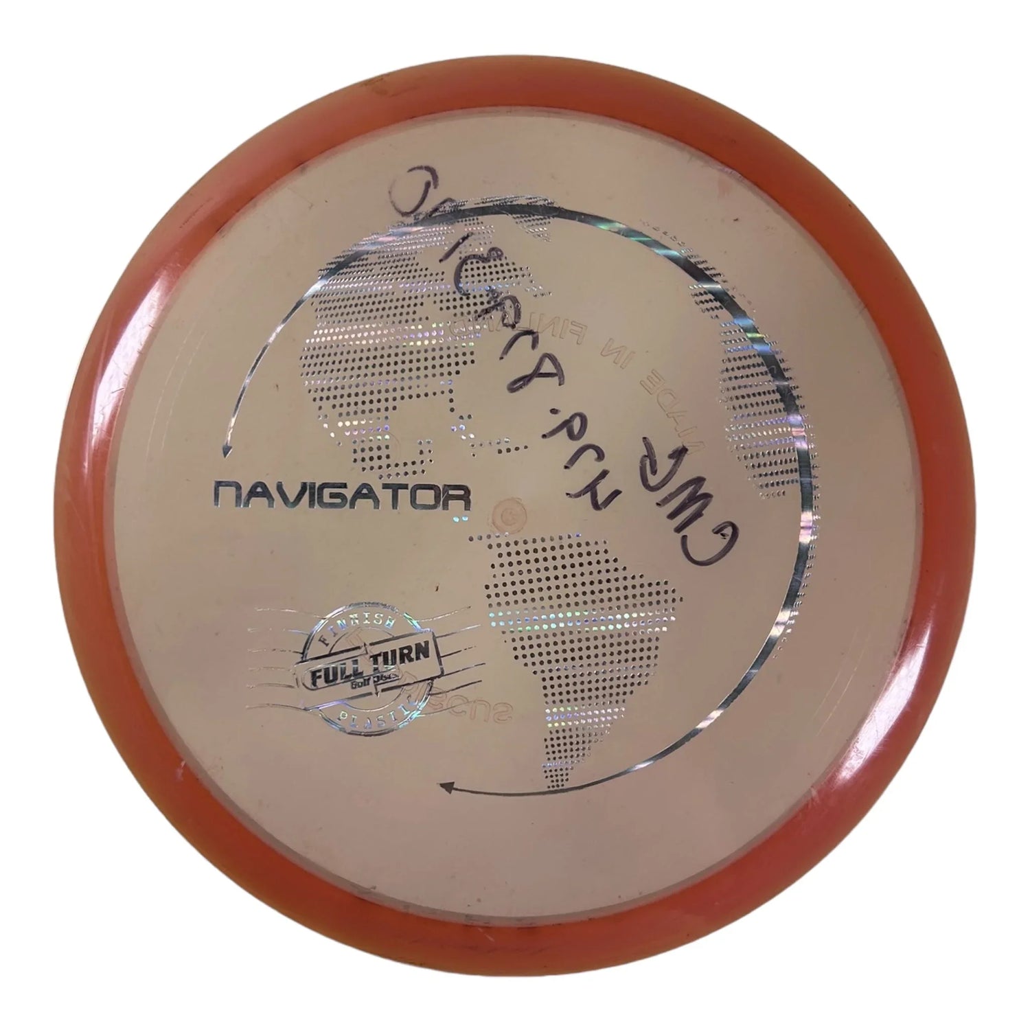 Full Turn Navigator - Used Excellent | Priority | Peach/Holo 179g Disc Golf