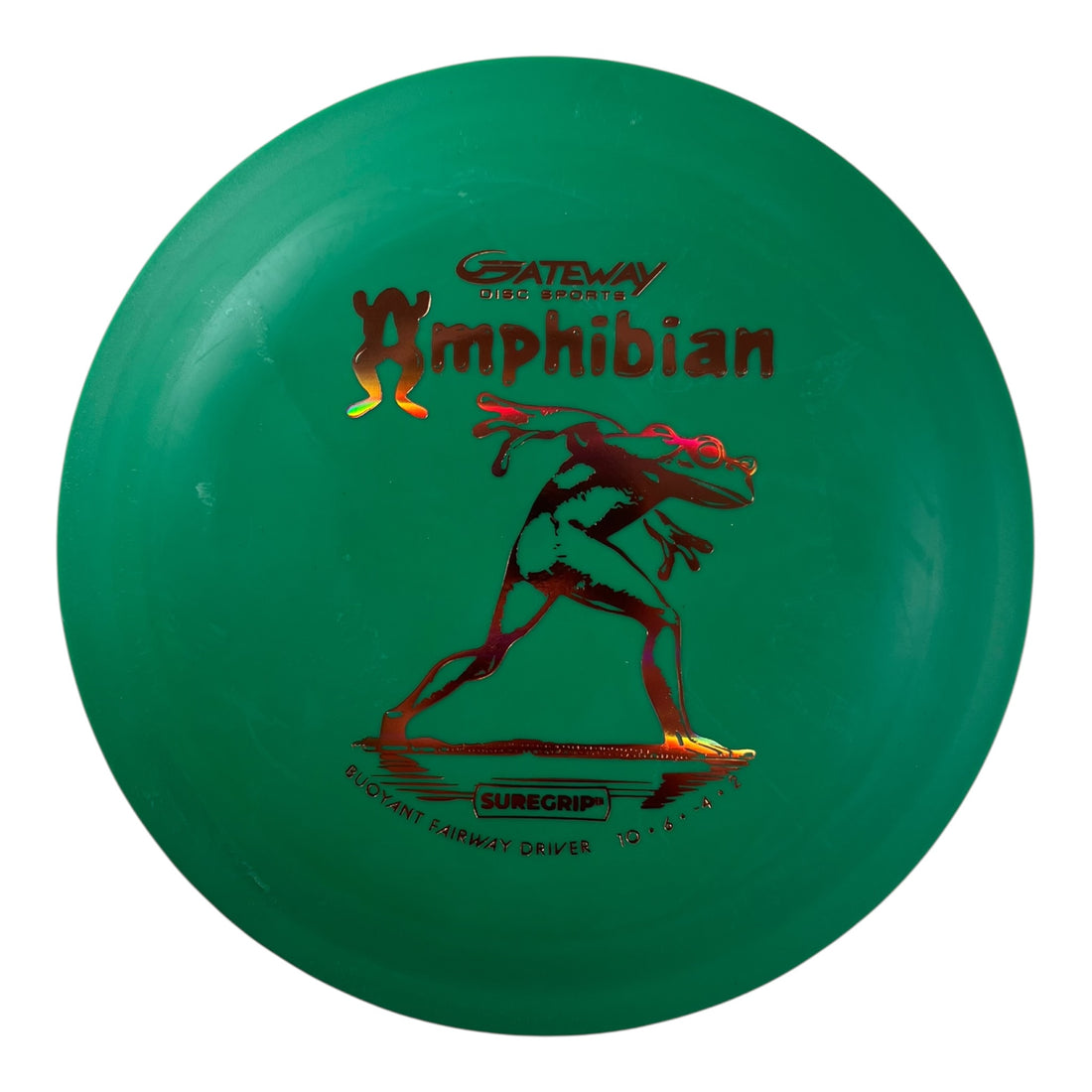 Gateway Disc Sports Amphibian | Suregrip | Green/Bronze 175g Disc Golf