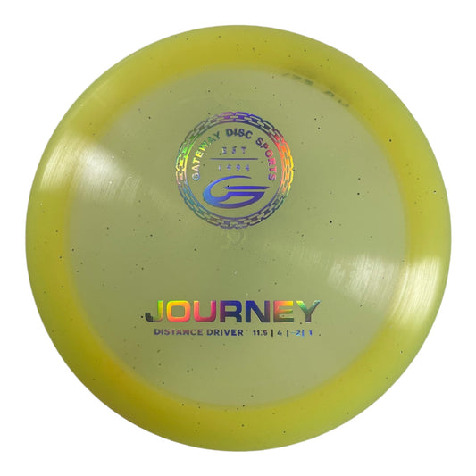 Gateway Disc Sports Journey | Diamond Metal Flake | Yellow/Holo 173g Disc Golf