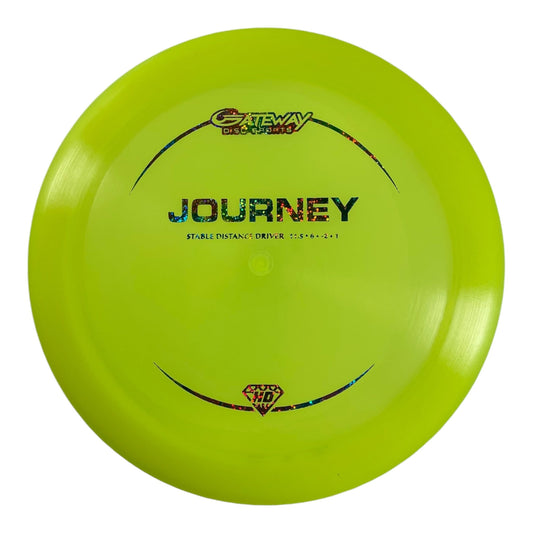 Gateway Disc Sports Journey | Hyper Diamond (HD) | Green/Rainbow 176g Disc Golf