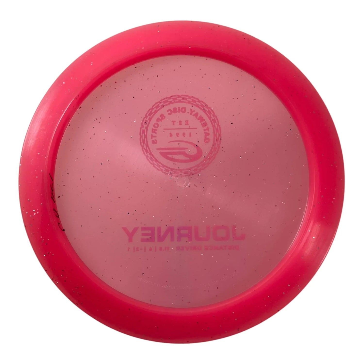 Gateway Disc Sports Journey - Used Like New | Diamond Metal Flake | Pink/Holo 174g Disc Golf
