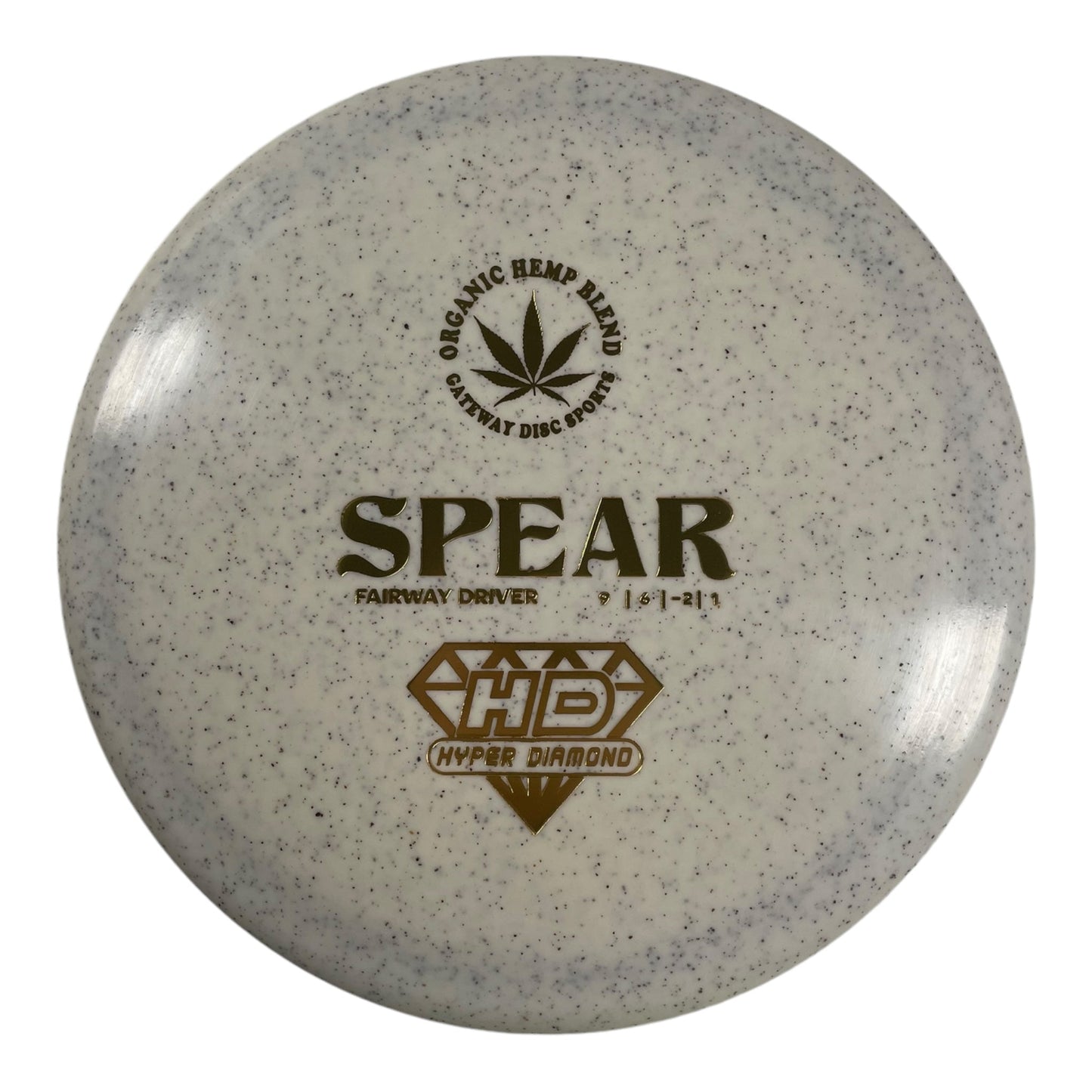 Gateway Disc Sports Spear | Hyper Diamond Hemp (HD) | Tan/Gold 175g Disc Golf