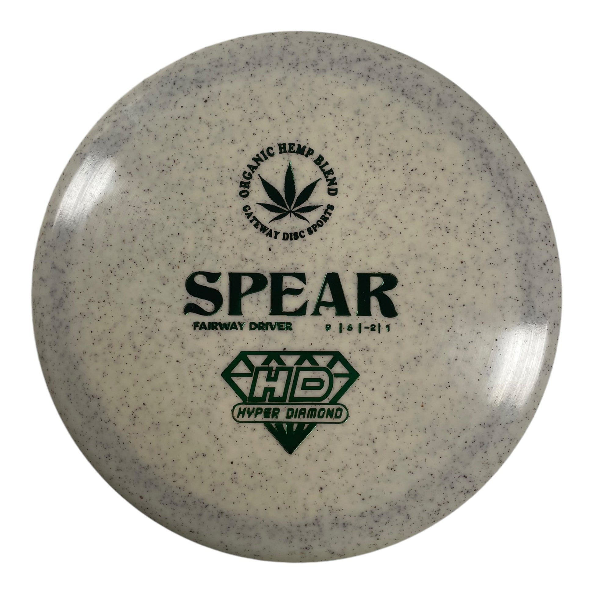 Gateway Disc Sports Spear | Hyper Diamond Hemp (HD) | Tan/Green 174g Disc Golf