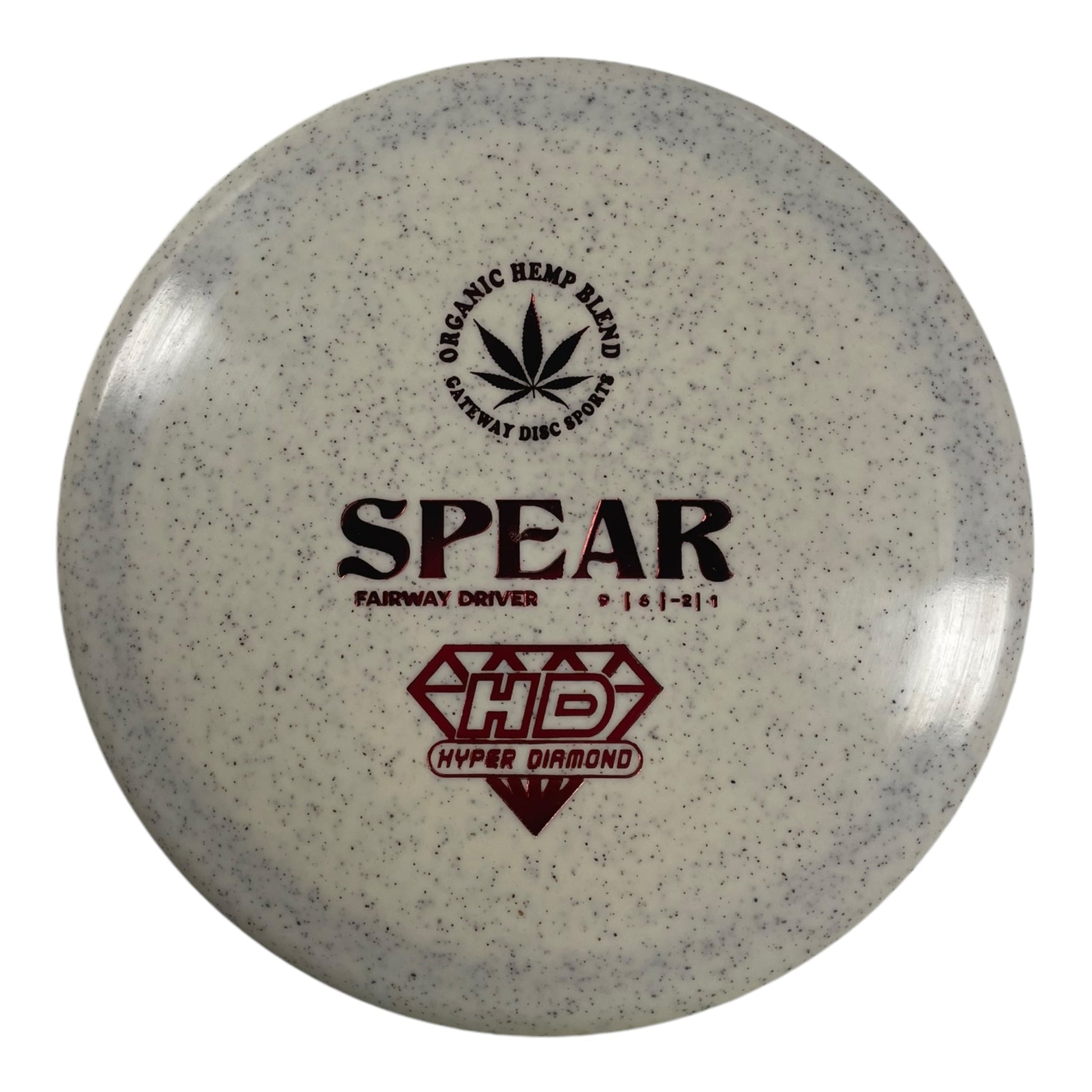 Gateway Disc Sports Spear | Hyper Diamond Hemp (HD) | Tan/Red 177g Disc Golf