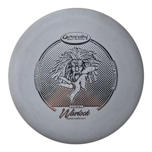 Gateway Disc Sports Warlock | Super Stupid Soft (SSS) | Grey/Holo 175g Disc Golf