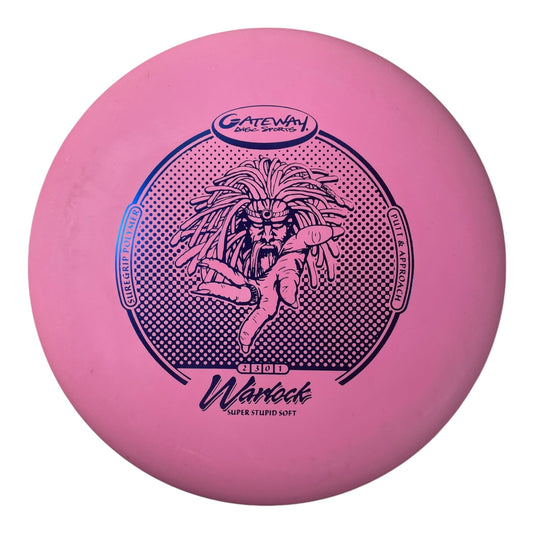 Gateway Disc Sports Warlock | Super Stupid Soft (SSS) | Pink/Blue 175g Disc Golf