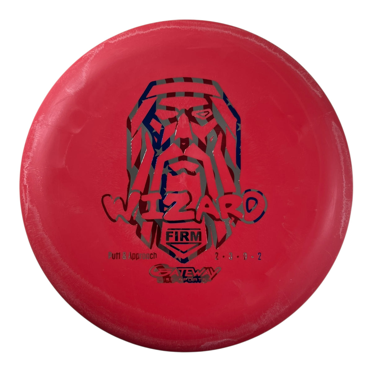 Gateway Disc Sports Wizard | Firm | Red/USA 176g Disc Golf