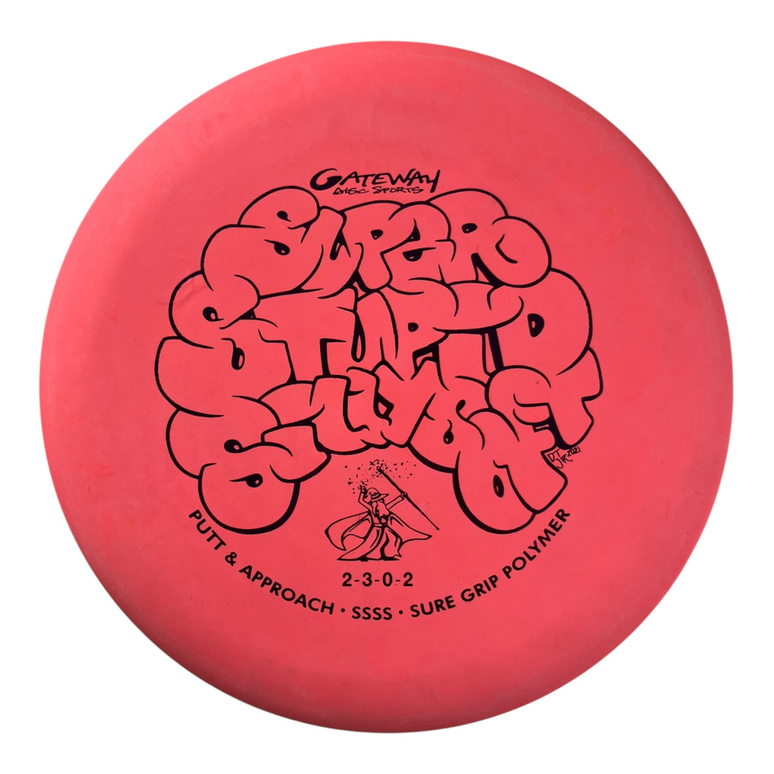 Gateway Disc Sports Wizard | Super Stupid Silly Soft (SSSS) | Pink/Purple 169g Disc Golf
