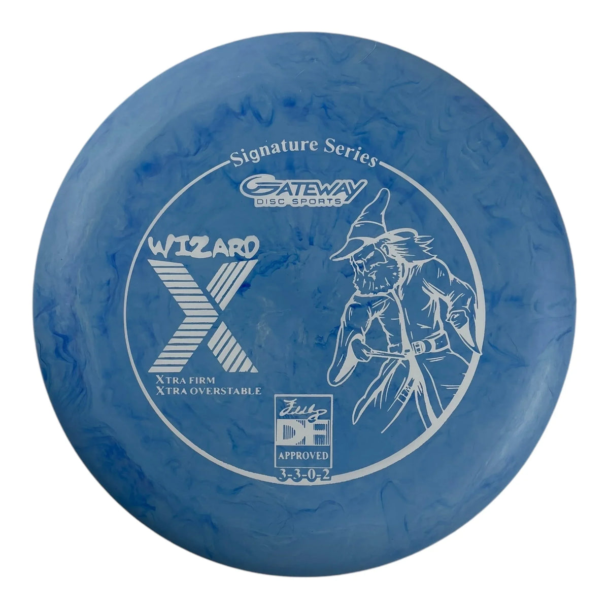 Gateway Disc Sports Wizard X | Firm | Blue/White 175 - 176g Disc Golf