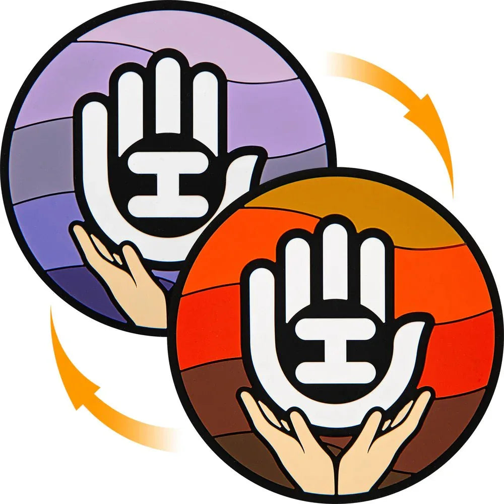Handeye Supply Co Handeye Flexible Mini - Orange/Purple Disc Golf