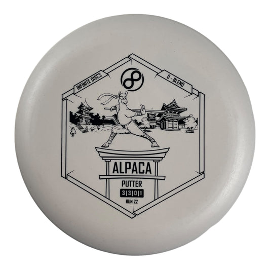 Infinite Discs Alpaca | D - Blend | White/Black 175g Disc Golf