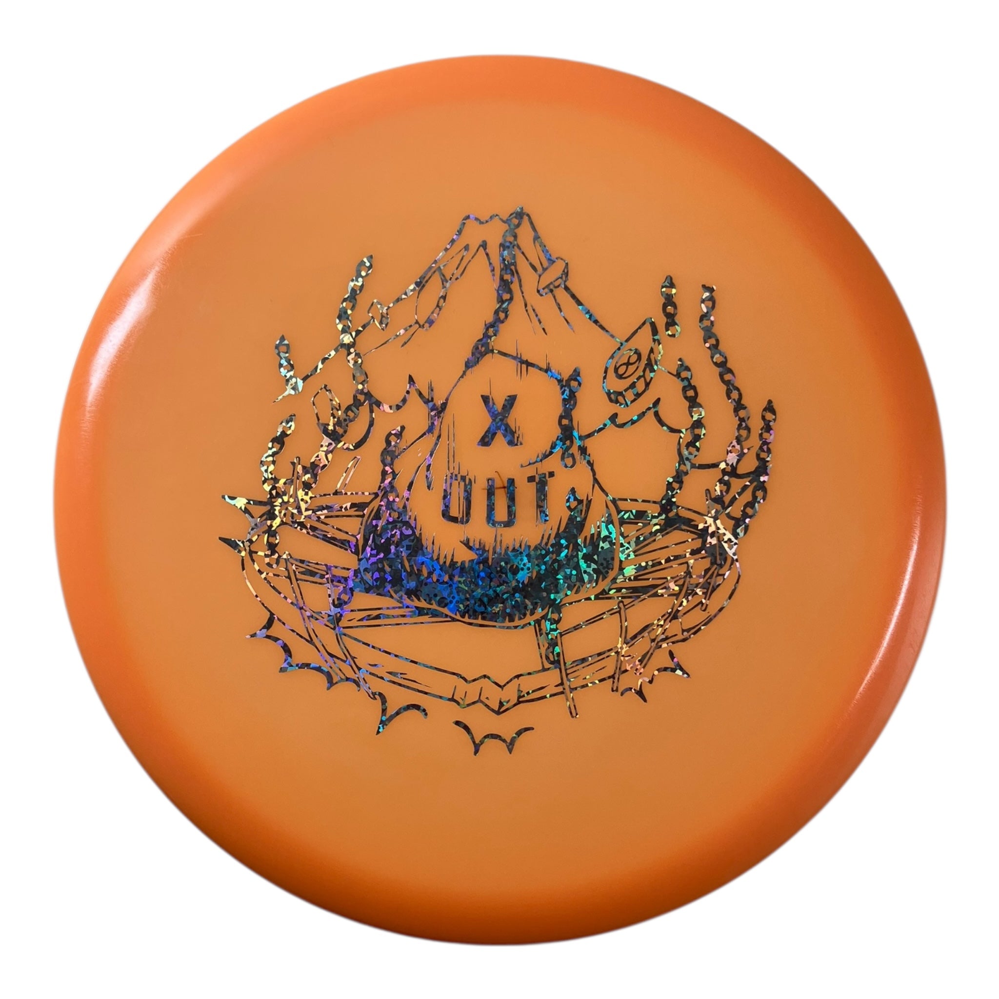 Infinite Discs Anubis - Used Like New | C-Blend Glow | Orange/Holo 180g (Patent) Disc Golf