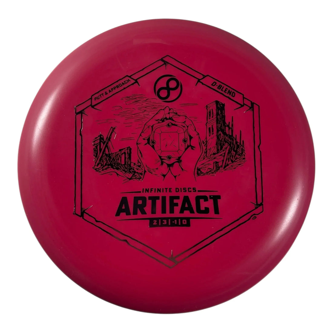 Infinite Discs Artifact | D-Blend | Red/Silver 169g Disc Golf