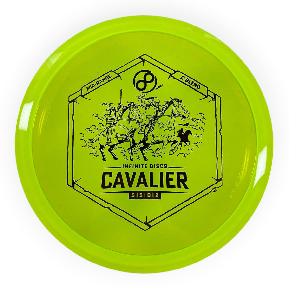 Infinite Discs Cavalier | C-Blend | Yellow/Bronze 180g Disc Golf