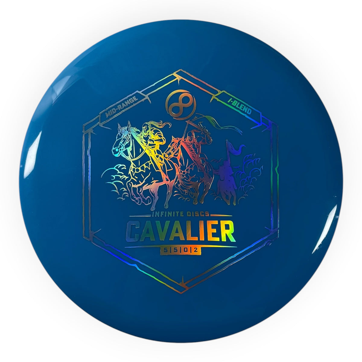 Infinite Discs Cavalier | I-Blend | Blue/Holo 173g Disc Golf