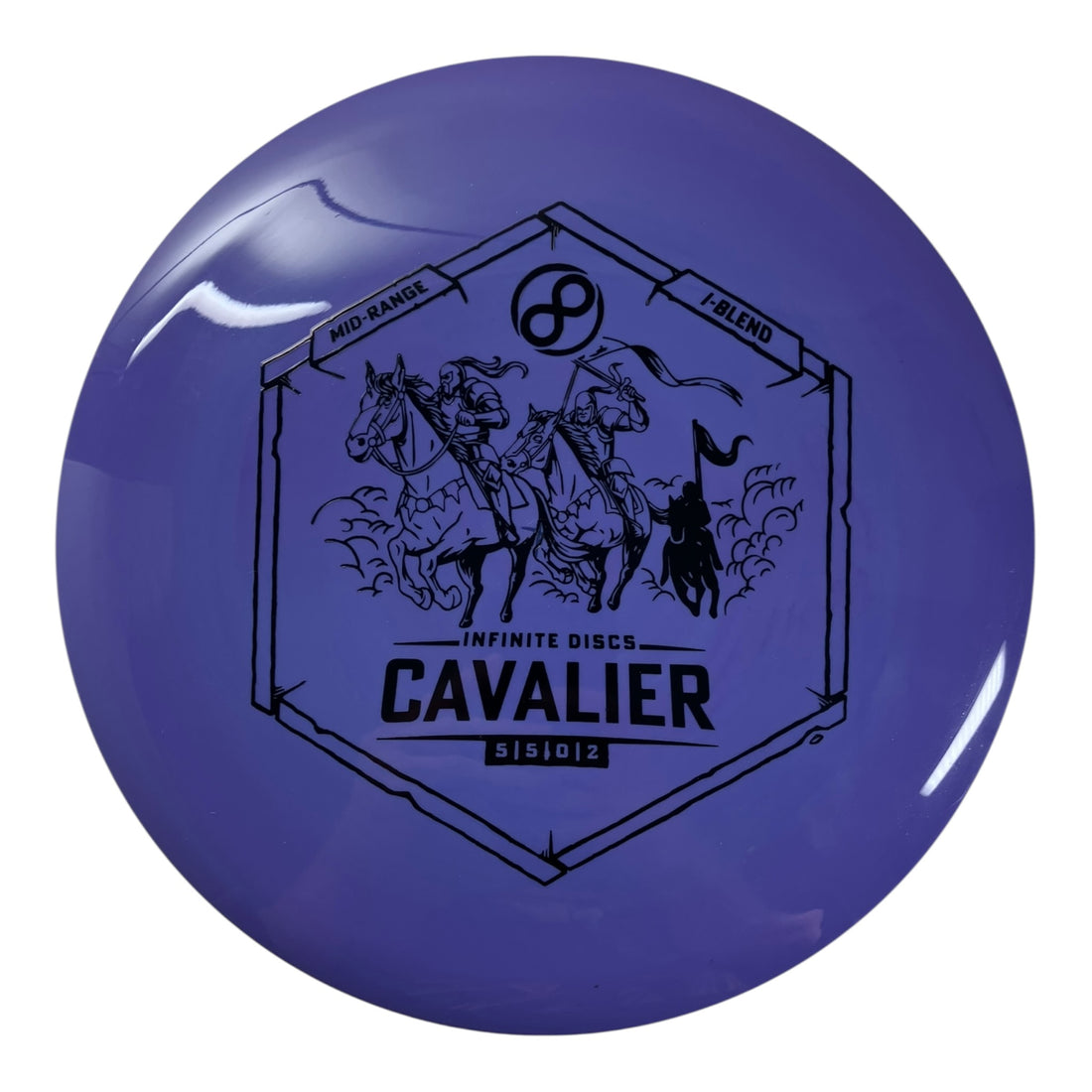 Infinite Discs Cavalier | I-Blend | Purple/Black 169g Disc Golf