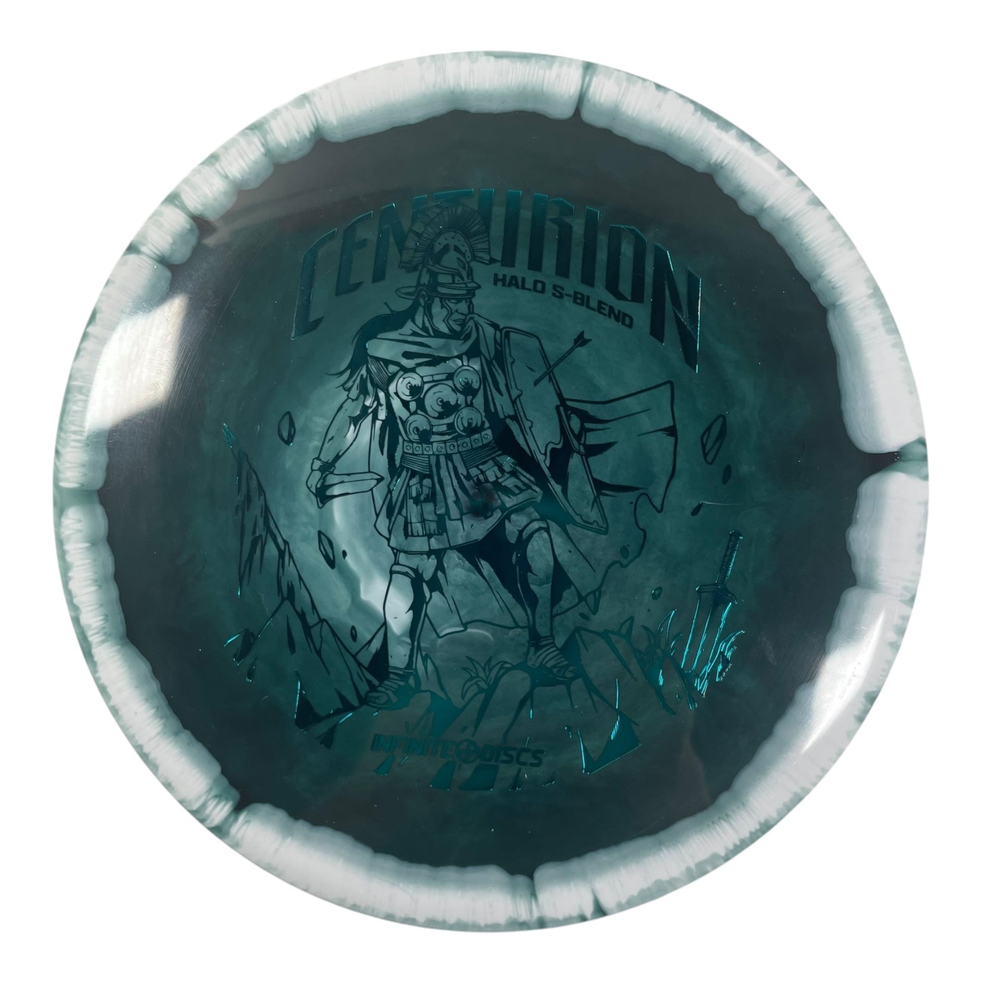 Infinite Discs Centurion | Halo S - Blend | Black/Blue 175g Disc Golf