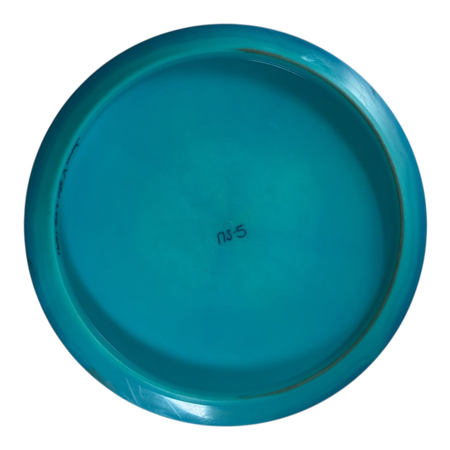 Infinite Discs Centurion - Used Excellent | Swirly S-Blend | Blue/Wiped (James Proctor) 175g Disc Golf