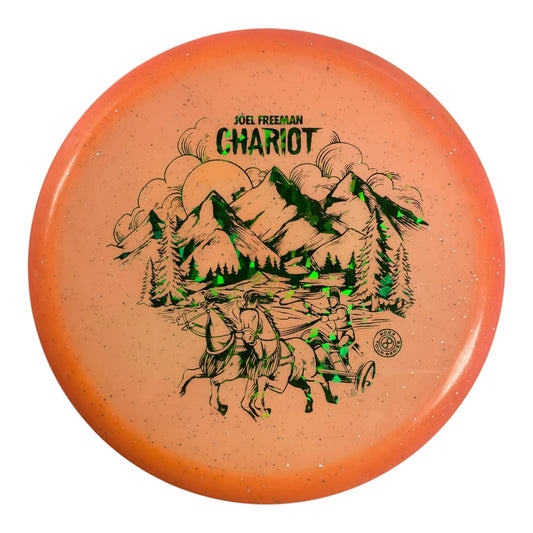 Infinite Discs Chariot | Metal Flake Glow C - Blend | Orange/Green 174g (Joel Freeman) Disc Golf