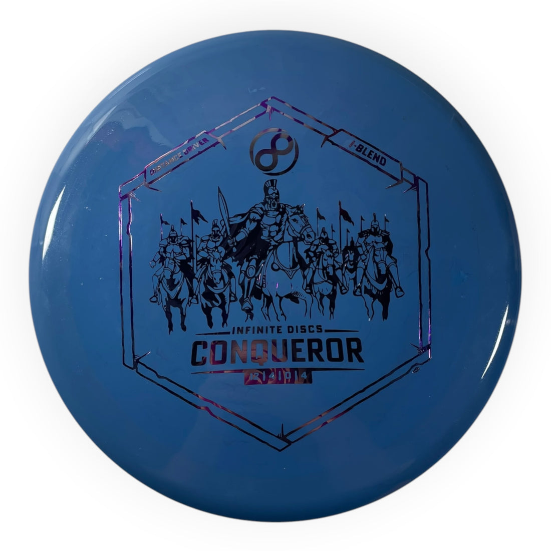 Infinite Discs Conqueror | I-Blend | Blue/Purple 174g Disc Golf