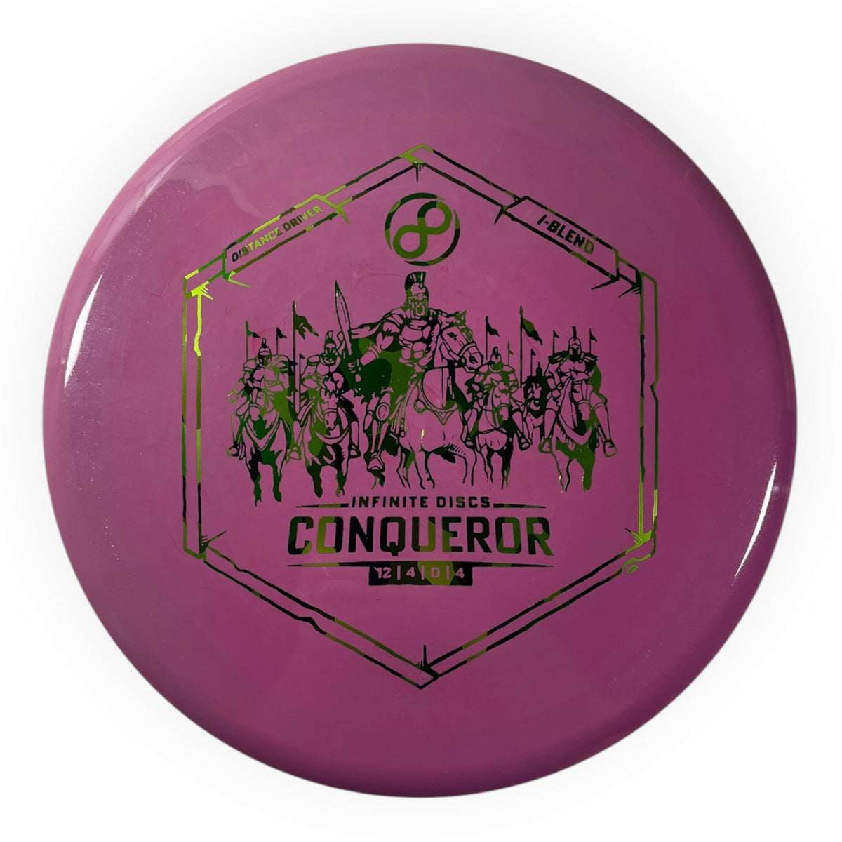 Infinite Discs Conqueror | I-Blend | Pink/Camo 174g Disc Golf