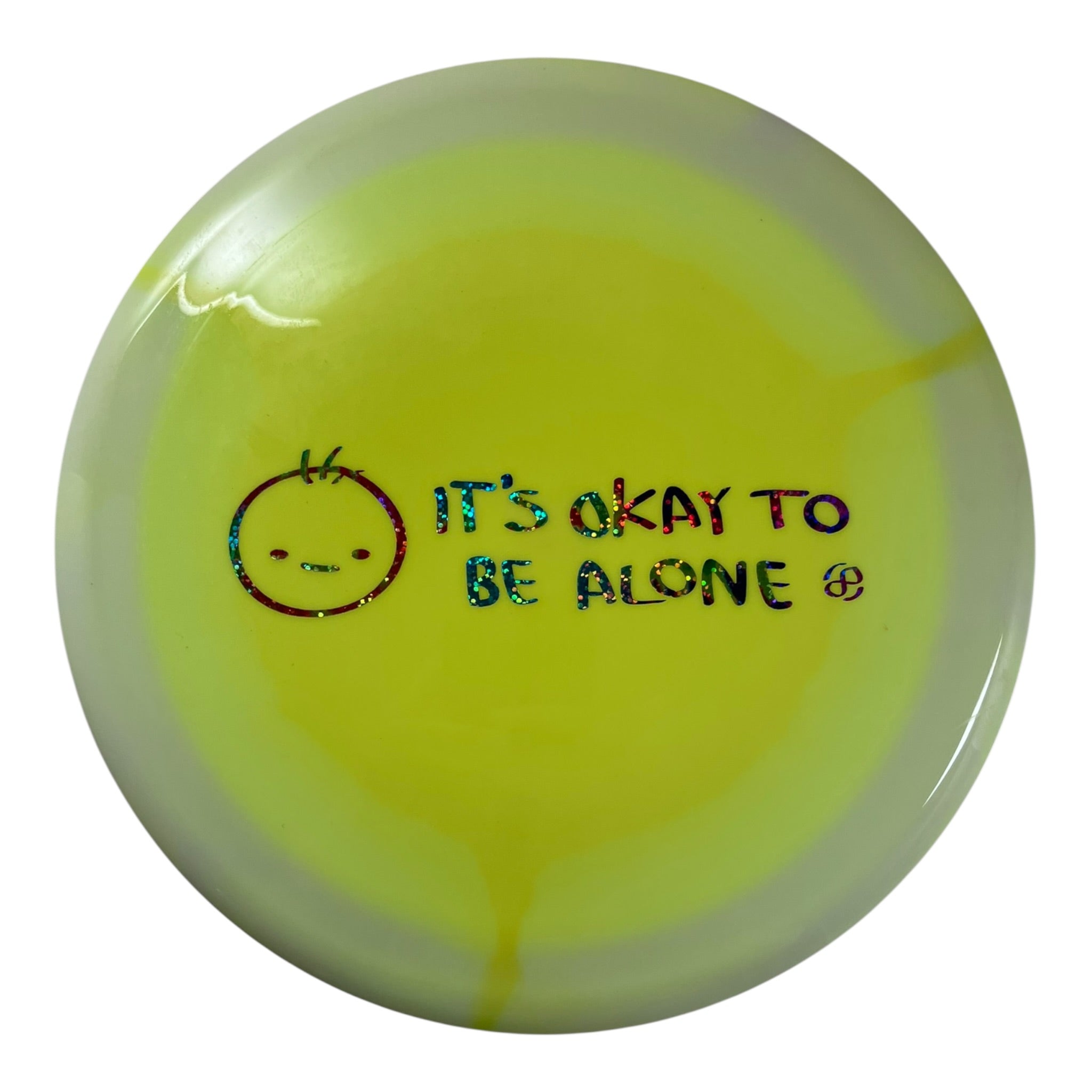 Infinite Discs Conqueror - Used Like New | Halo S-Blend | Yellow/Rainbow 173g (Its Okay) Disc Golf