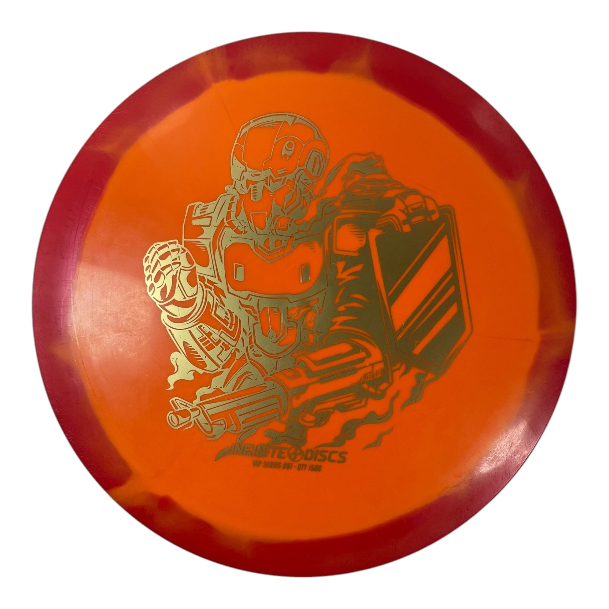 Infinite Discs Czar | Halo | Orange/Gold 174g Disc Golf