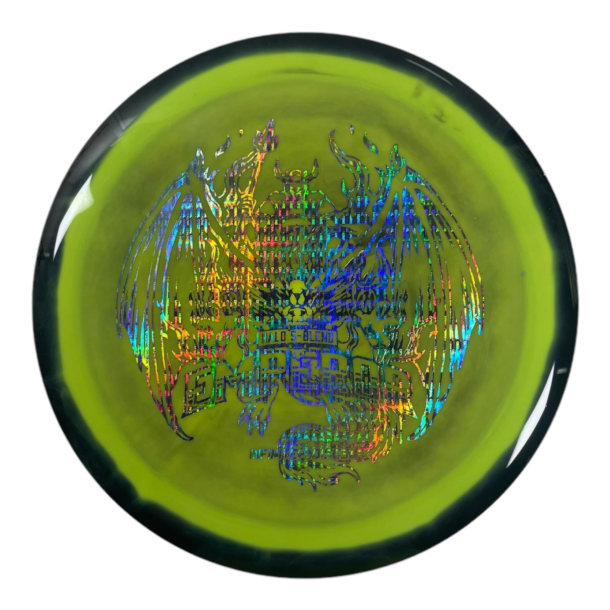 Infinite Discs Emperor | Halo S - Blend | Green/Holo 169g Disc Golf