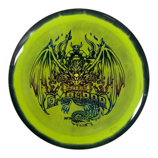 Infinite Discs Emperor | Halo S - Blend | Green/Rainbow 169g Disc Golf