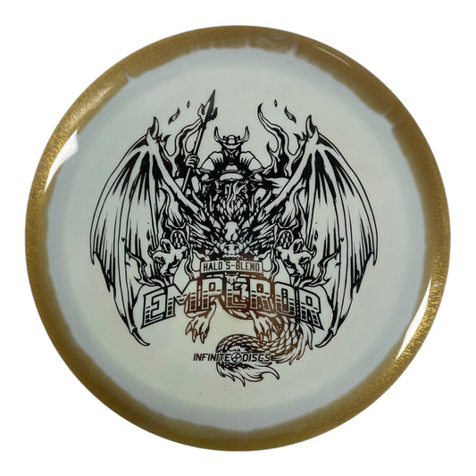 Infinite Discs Emperor | Halo S - Blend | White/Bronze 170g Disc Golf