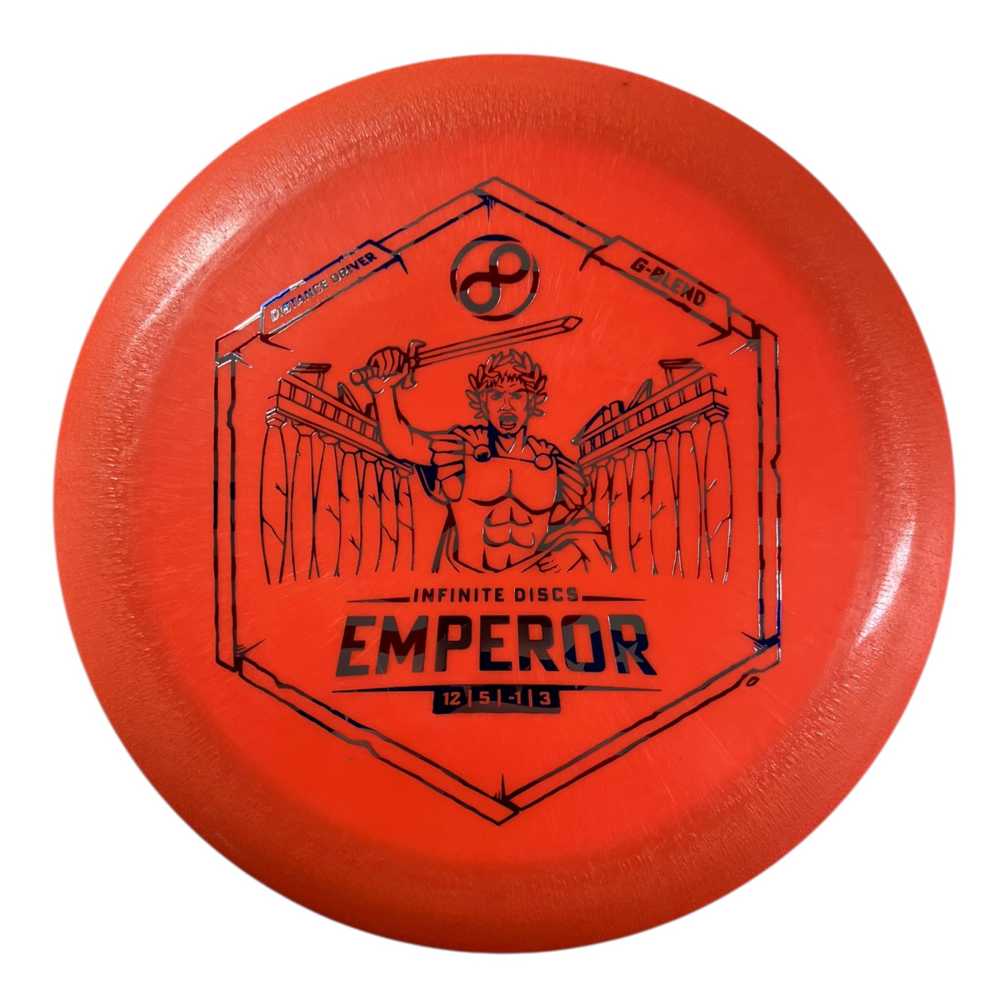 Infinite Discs Emperor | G-blend | Orange/USA 173g Disc Golf