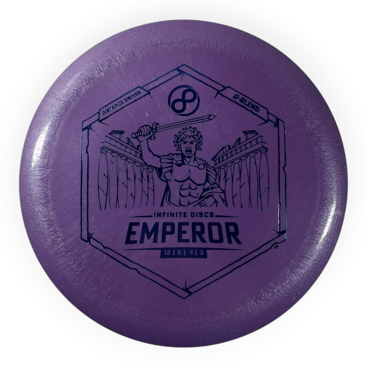 Infinite Discs Emperor | G-Blend | Purple/Blue 174g Disc Golf