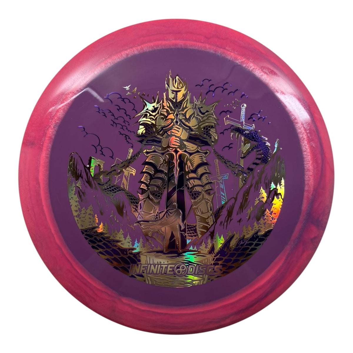 Infinite Discs Emperor | I-blend | Pink/Gold 164g (Special Edition) Disc Golf