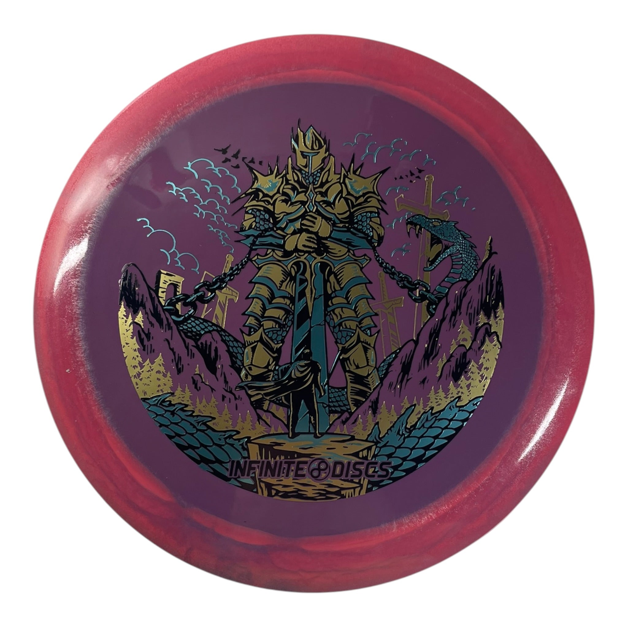 Infinite Discs Emperor | Halo I-blend | Purple/Gold 163g (Special Edition) Disc Golf