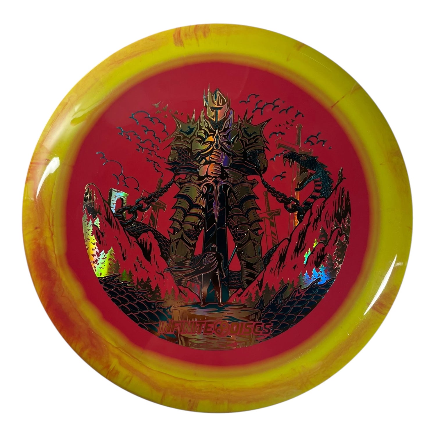 Infinite Discs Emperor | Halo I-blend | Red/Teal 171-174g (Special Edition) Disc Golf