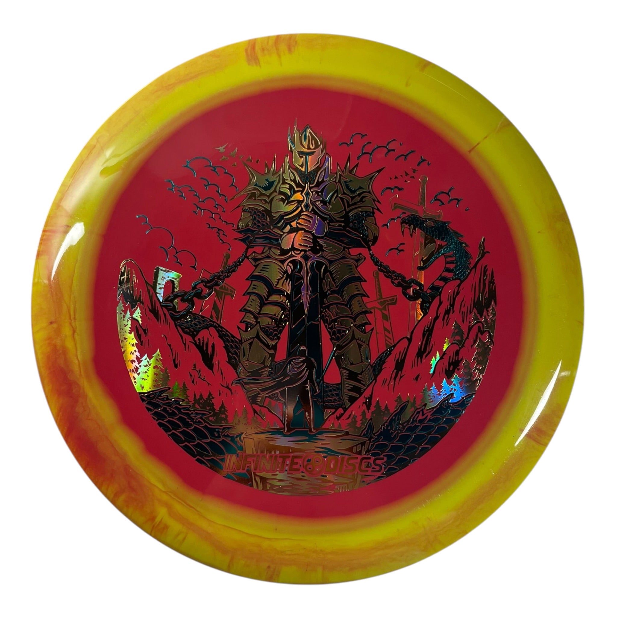 Infinite Discs Emperor | Halo I-blend | Red/Teal 171-174g (Special Edition) Disc Golf