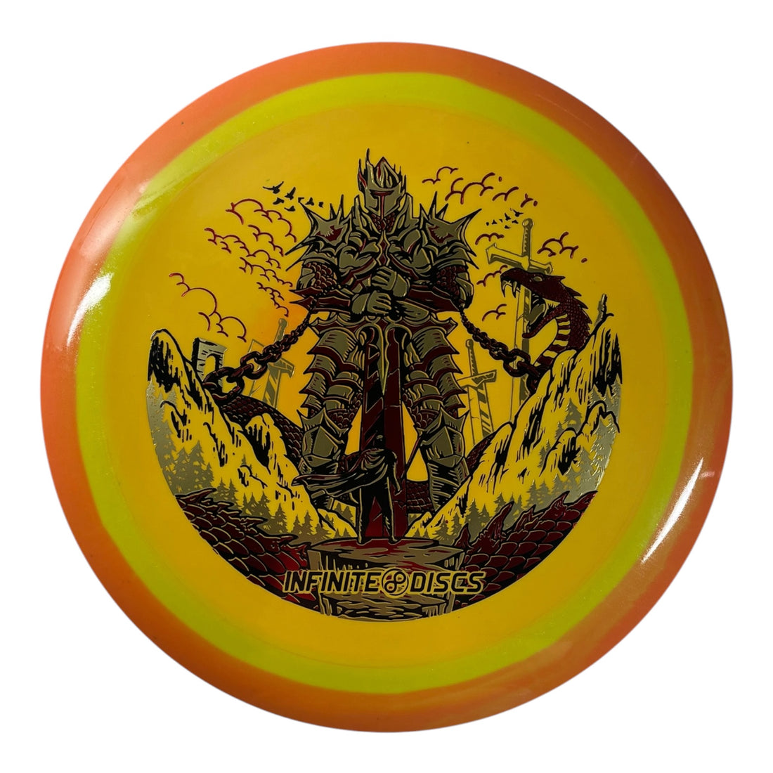 Infinite Discs Emperor | Halo I-blend | Yellow/Gold 174g (Special Edition) Disc Golf