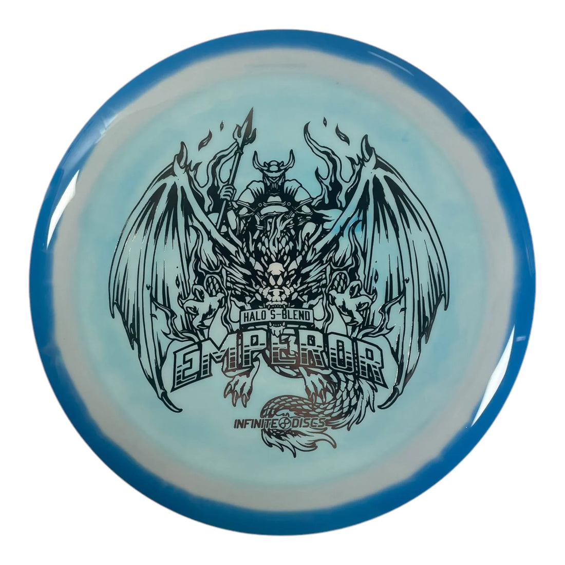 Infinite Discs Emperor | Halo S - blend | Blue/Silver 169g Disc Golf