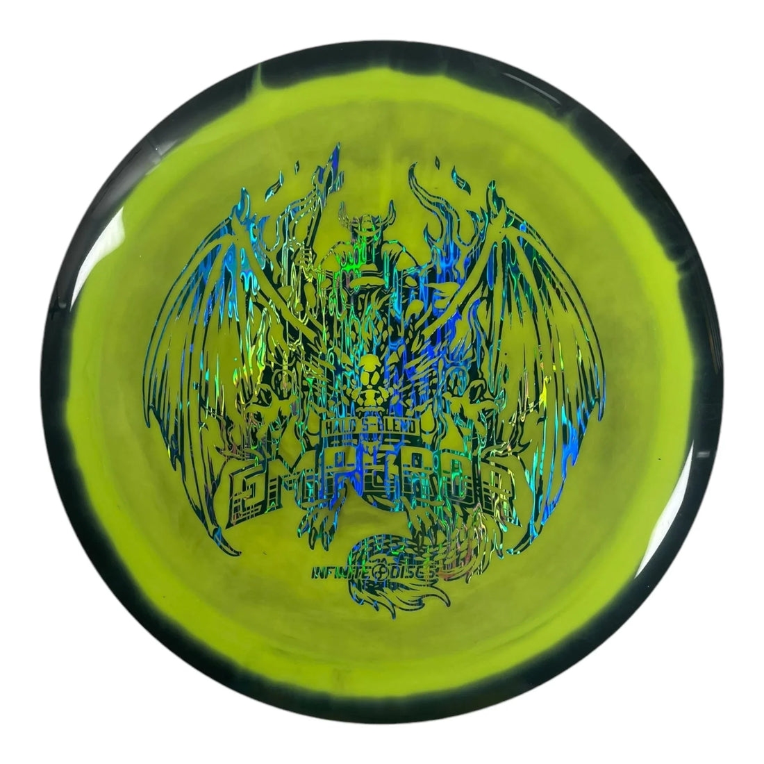 Infinite Discs Emperor | Halo S - Blend | Green/Blue Holo 169g Disc Golf