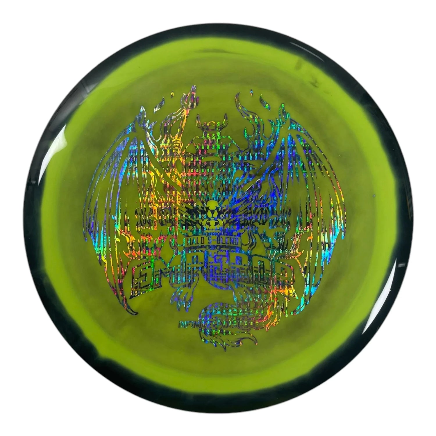 Infinite Discs Emperor | Halo S - Blend | Green/Holo 169g Disc Golf