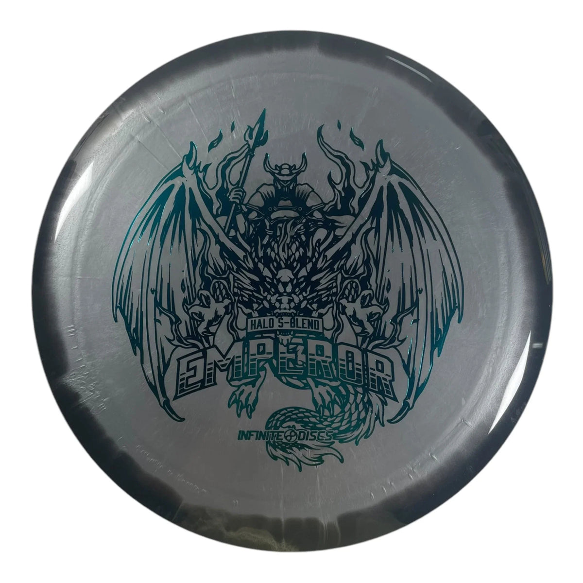 Infinite Discs Emperor | Halo S - blend | Grey/Blue 173g Disc Golf