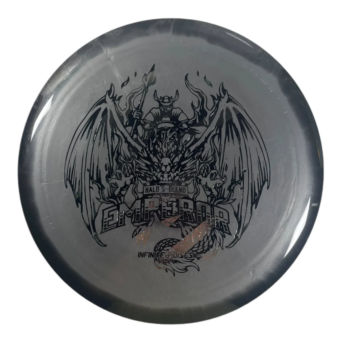 Infinite Discs Emperor | Halo S - blend | Grey/Multi 173g Disc Golf